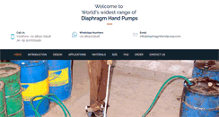Desktop Screenshot of diaphragmhandpump.com